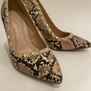 Snakeskin Heels